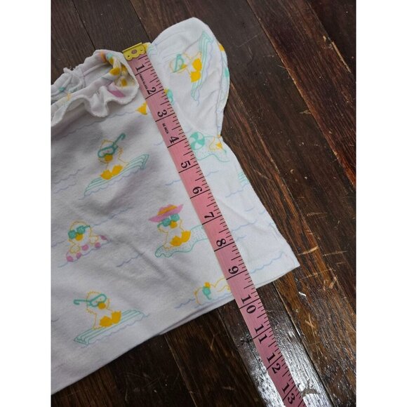 Vintage Carter's Duck Beach Pastel T-shirt 9 Months - Picture 7 of 10
